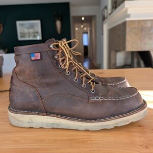 Danner Bull Run Moc Toe Leather Boots